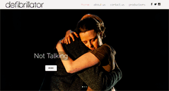 Desktop Screenshot of defibrillatortheatre.com