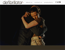 Tablet Screenshot of defibrillatortheatre.com